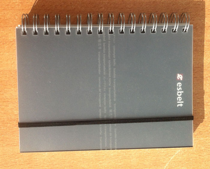 Libreta con moleskine